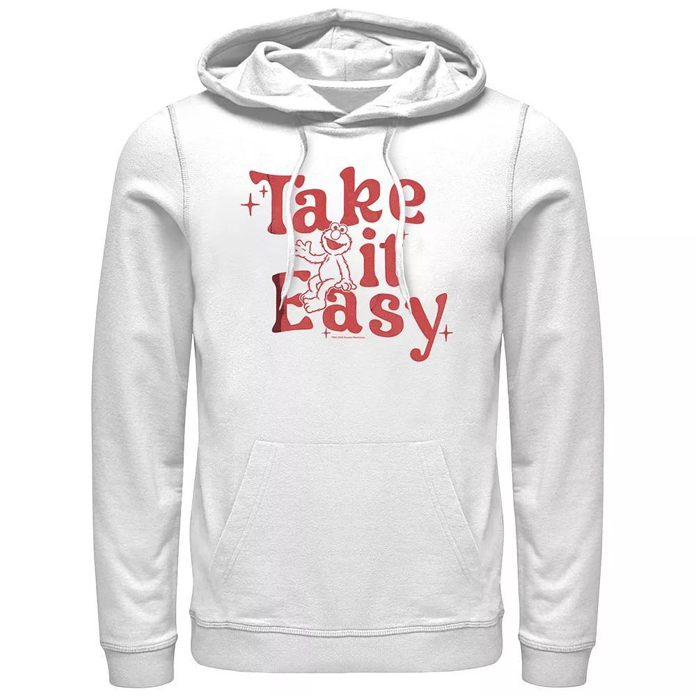 Men's Sesame Street Take It Easy Graphic Hoodie, Size: Large, White Product Image
