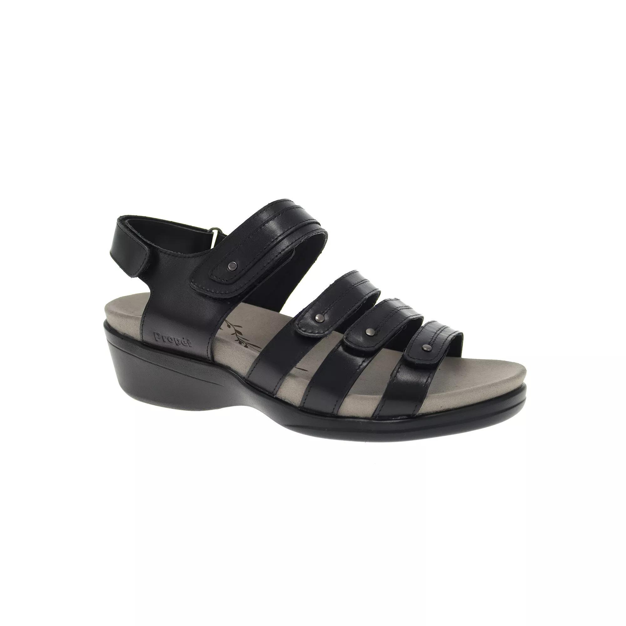 Propet Ainsley Women's Comfort Sandals, Size: 8.5 Wide, Black Product Image