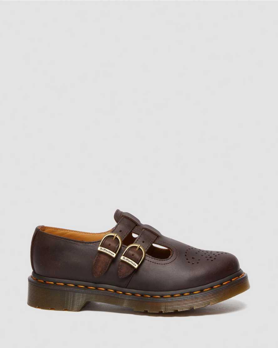 Dr. Martens Womens 8065 Mary Jane Crazy Horse Leather Shoes Product Image