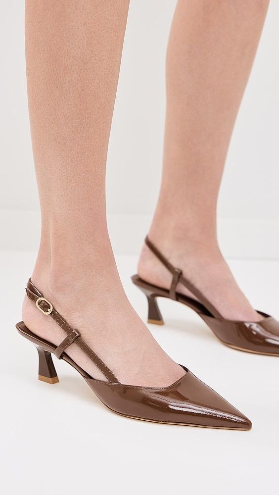 Stuart Weitzman Vinnie 50mm Slingback Heels | Shopbop Product Image