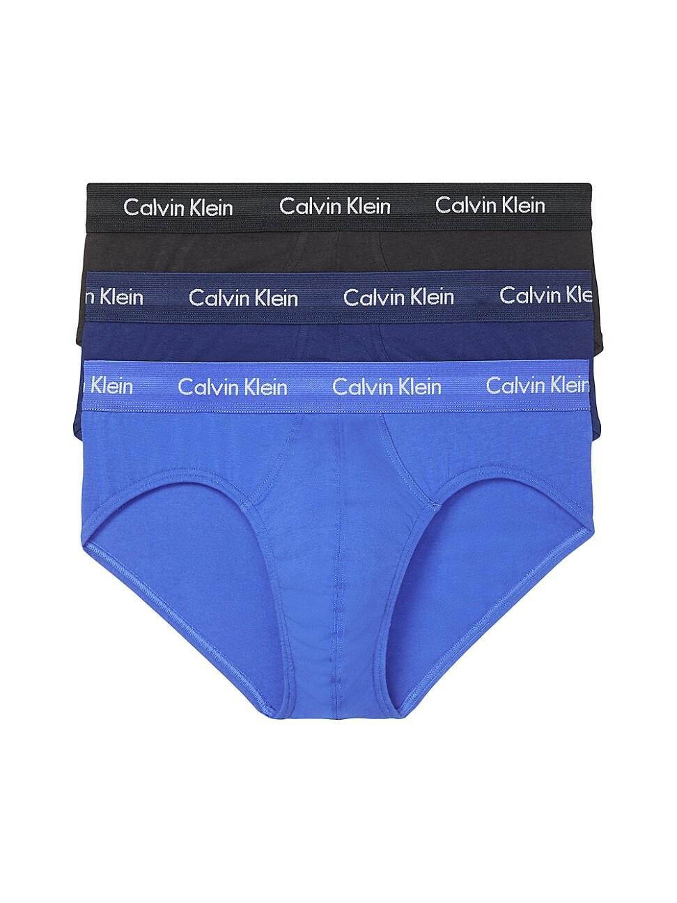 Calvin Klein Cotton Stretch Moisture Wicking Hip Briefs, Pack of 3 Product Image