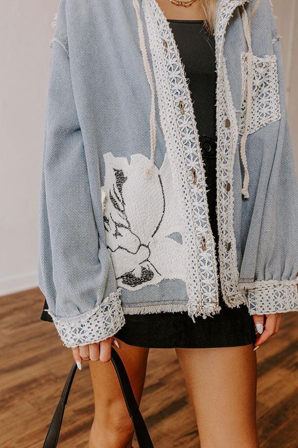 Tucson Mornings Lightweight Denim Jacket Product Image