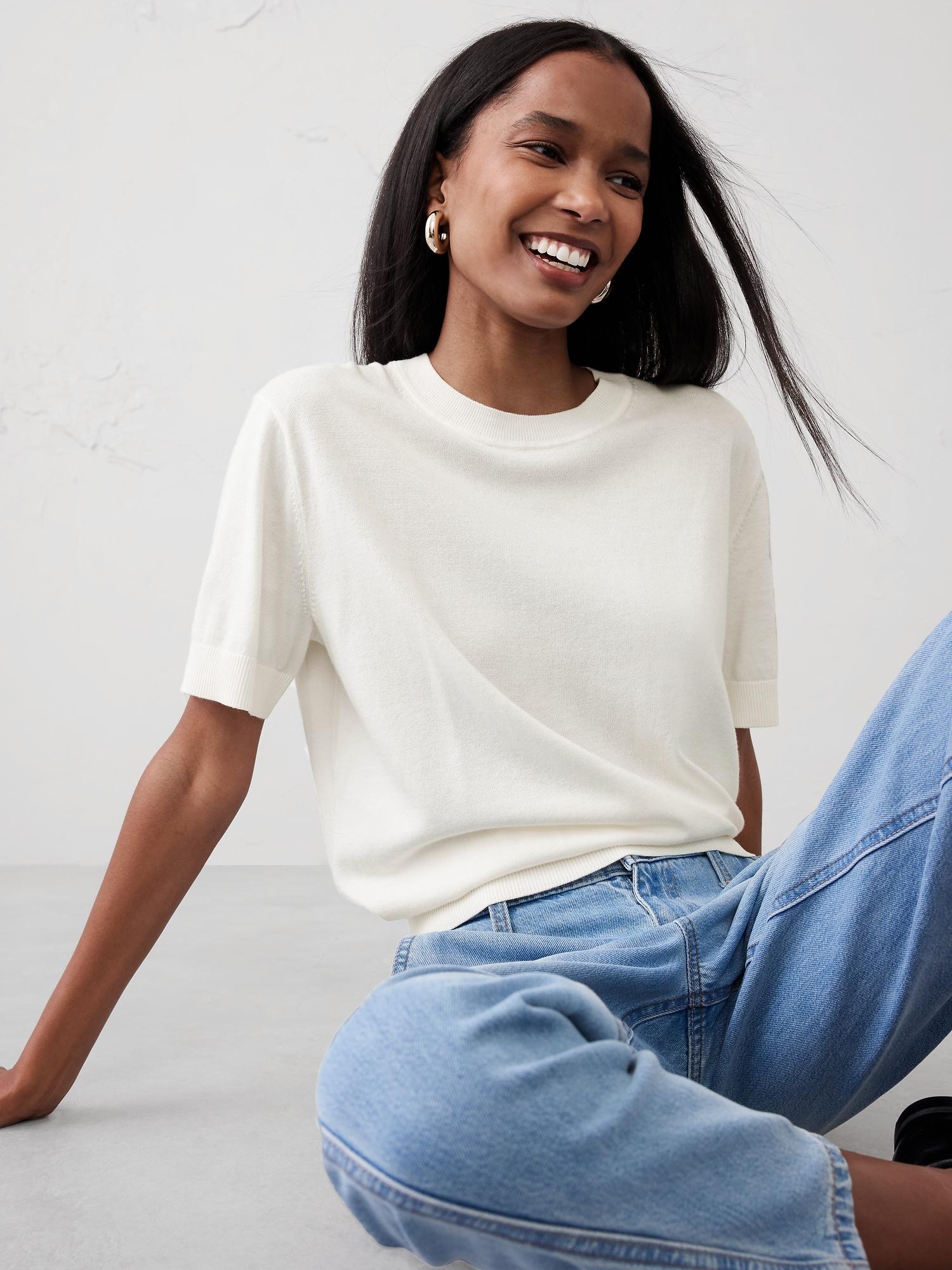Forever Short-Sleeve Sweater Product Image