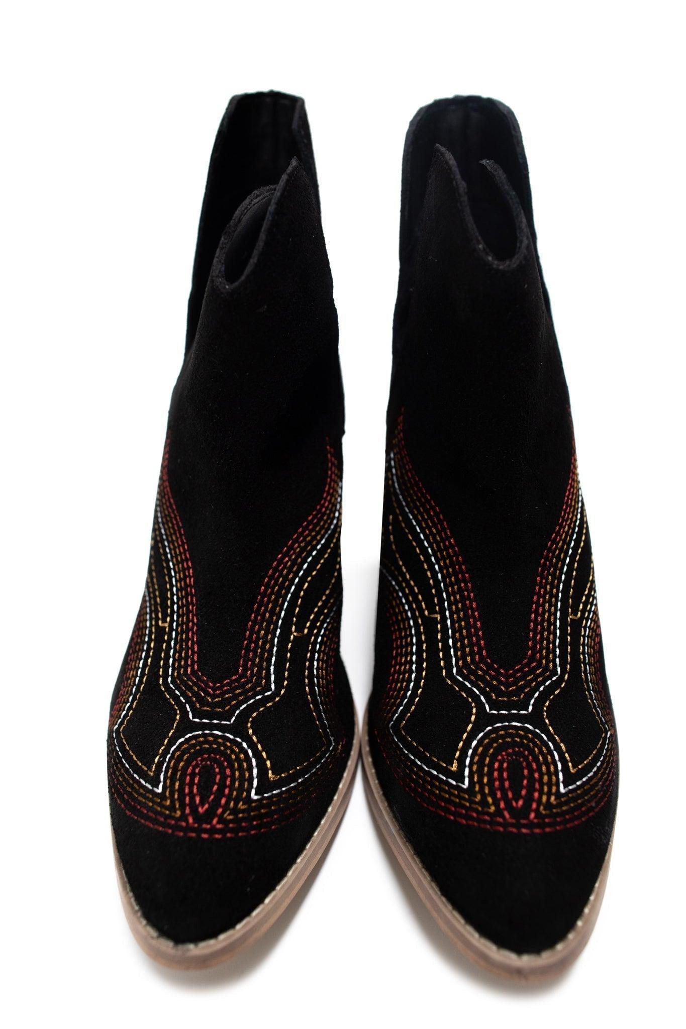 Journee Ankle Boots in Black (Online Exclusive) Product Image