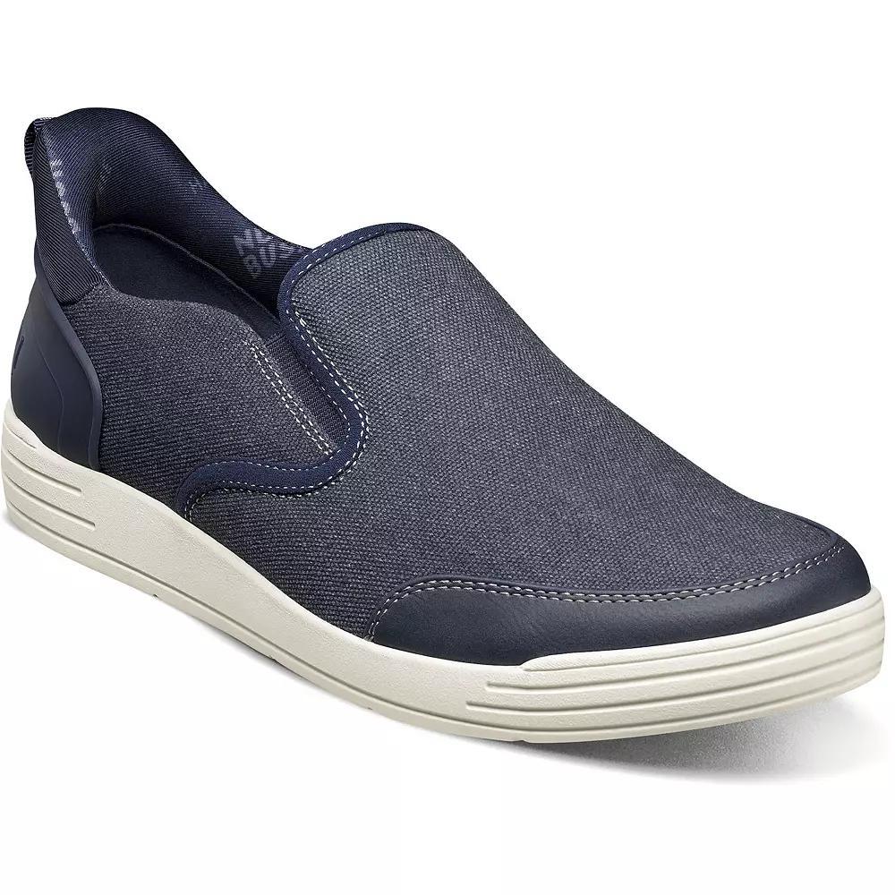 Nunn Bush® Kore City Walk EZ Hands Free Men's Canvas Slip-On Shoes, Size: 10.5 Wide, Blue Blue Product Image
