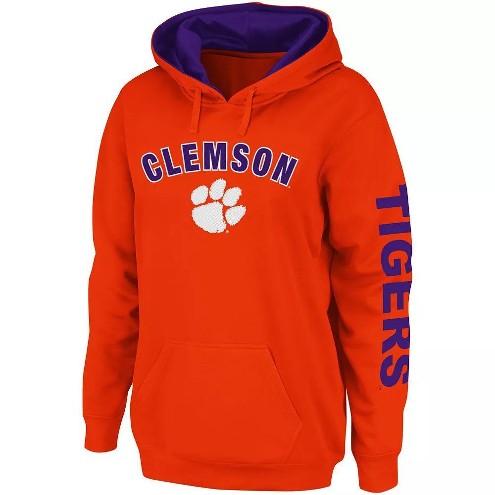 Women's Colosseum Orange Clemson Tigers Loud and Proud Pullover Hoodie, Size: Medium Product Image