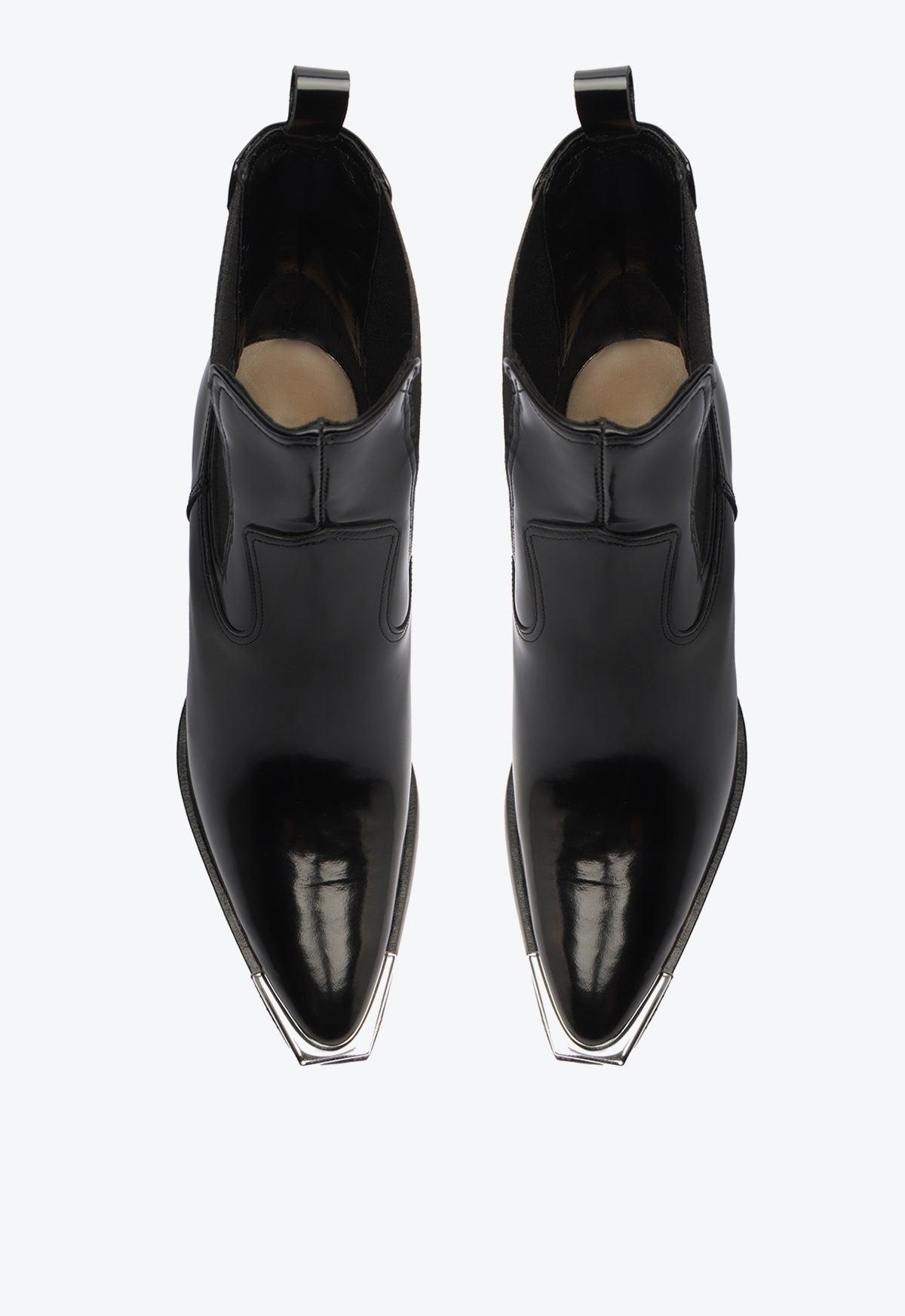 Brandy Leather Bootie Product Image