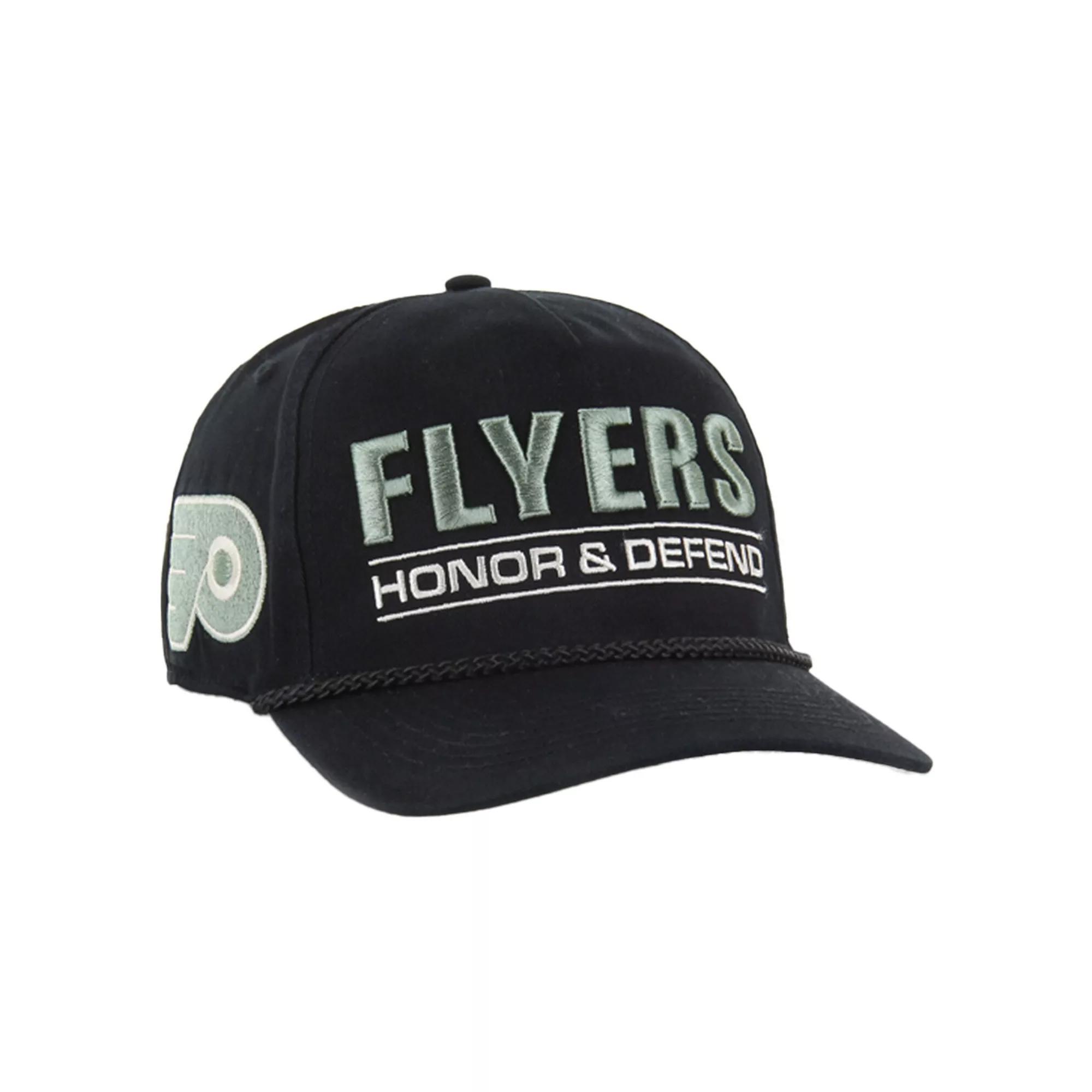 Mens 47 Black Philadelphia Flyers OHT Military Appreciation Homeland Honor and Defend Hitch Adjustable Hat Product Image