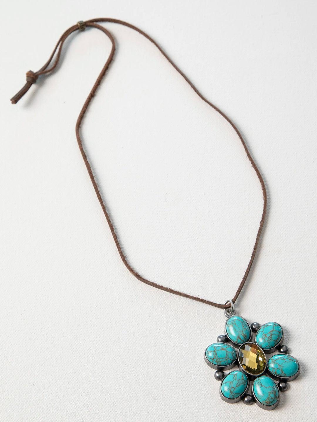 Gemstone Pendant Necklace Product Image