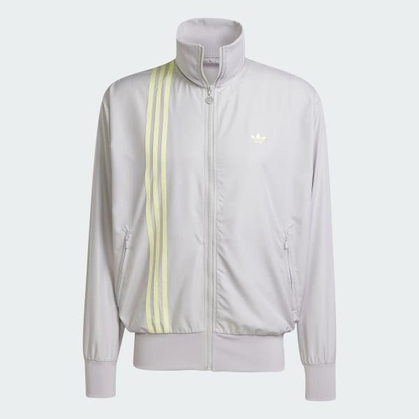 adidas Fashion Firebird Track Top Grey Two XL Mens Product Image