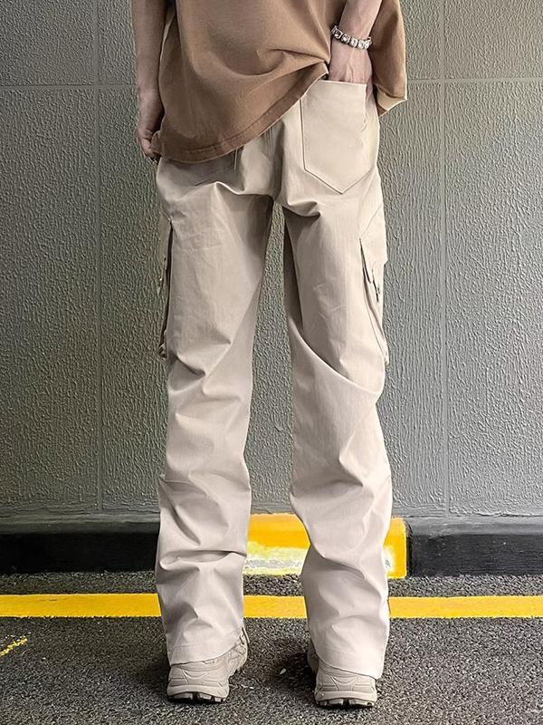 Men's Multi Pocket Zip Up Cargo Pants Product Image