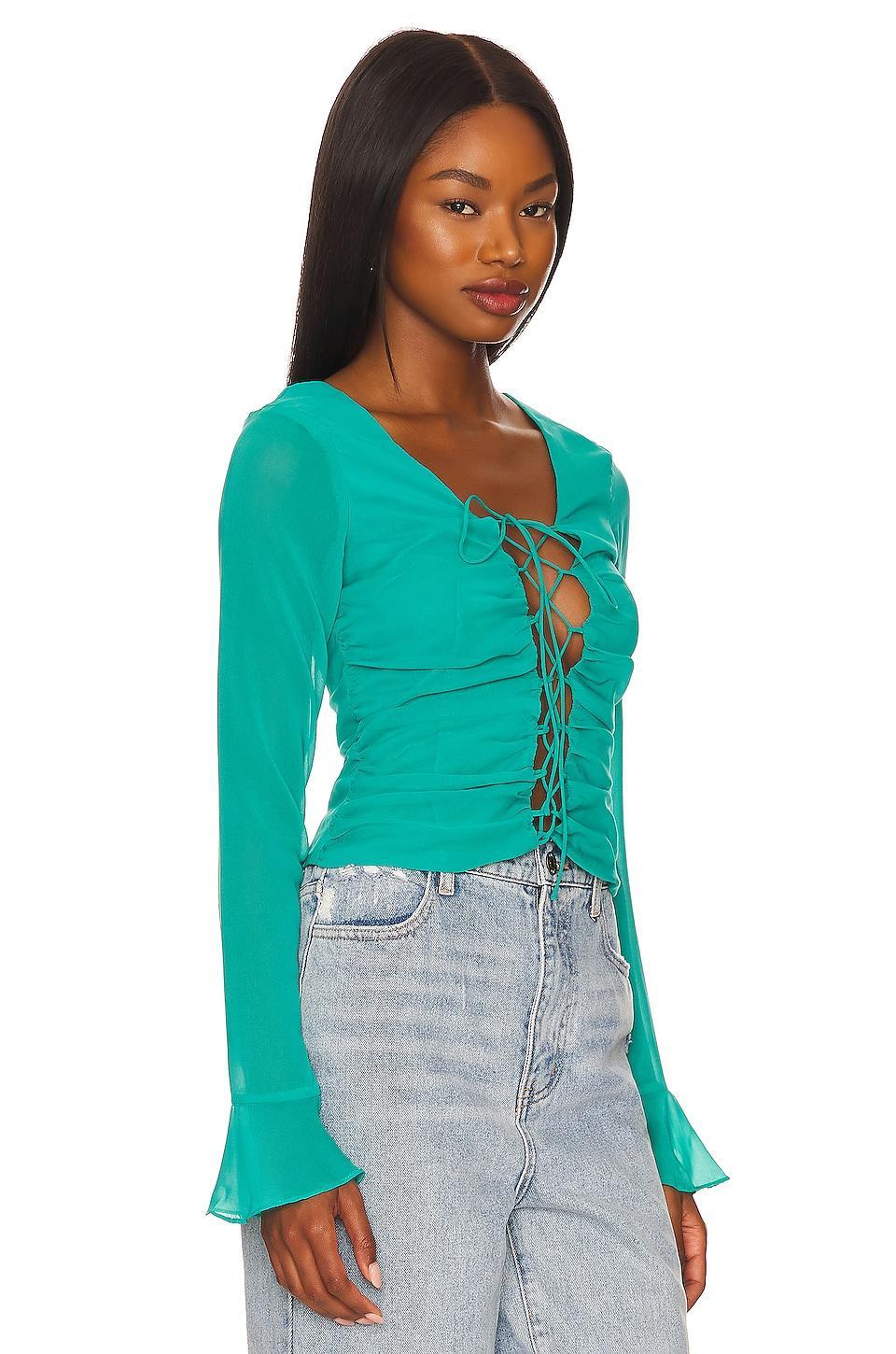 Tayla Lace Up Top Product Image