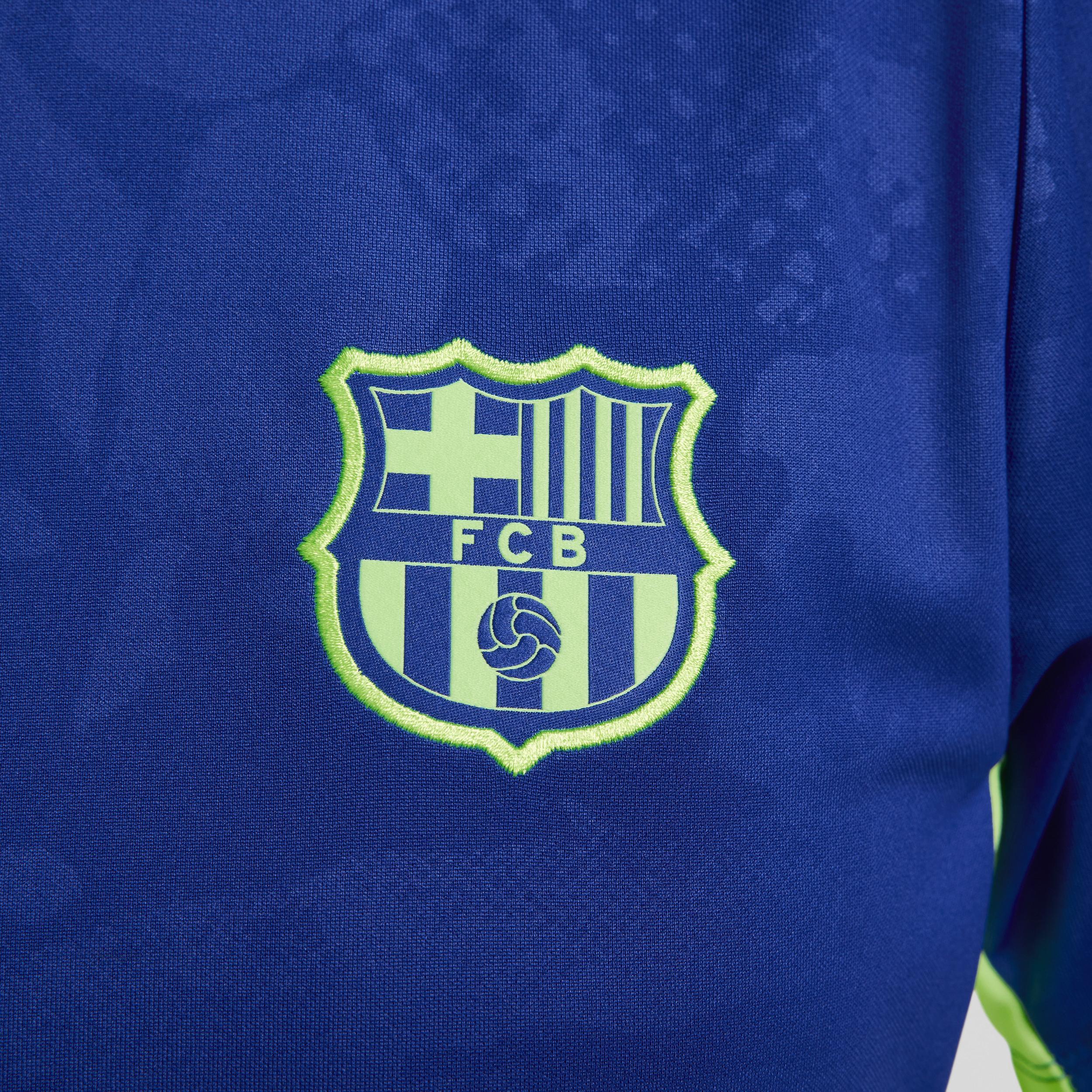 Women's Nike  Royal Barcelona 2024/25 Academy Pro Pre-Match Top, Size: Large, Bar Blue Product Image