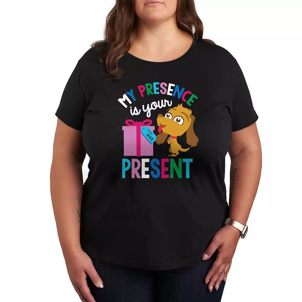 Disneys Mickey Mouse Plus Explore Outside Graphic Tee, Womens Grey Green Product Image