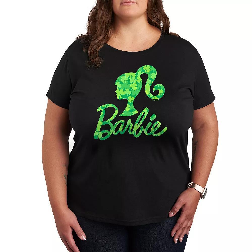 Plus Save The Mermaids Graphic Tee, Womens Grey Green Product Image