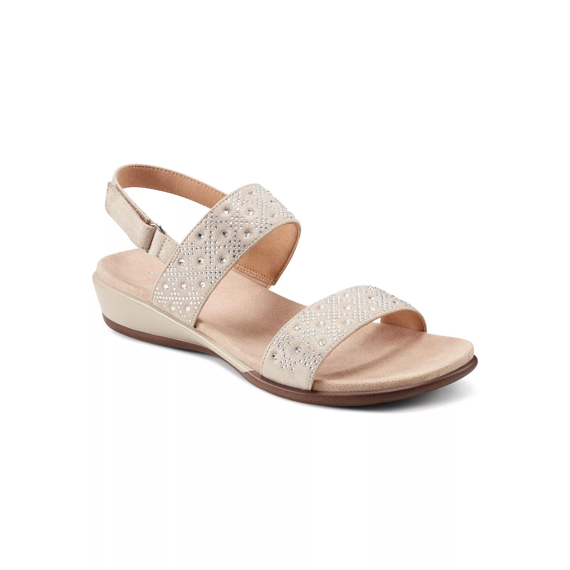 Easy Spirit Haisley Womens Slingback Sandals Brown Shimmer Product Image