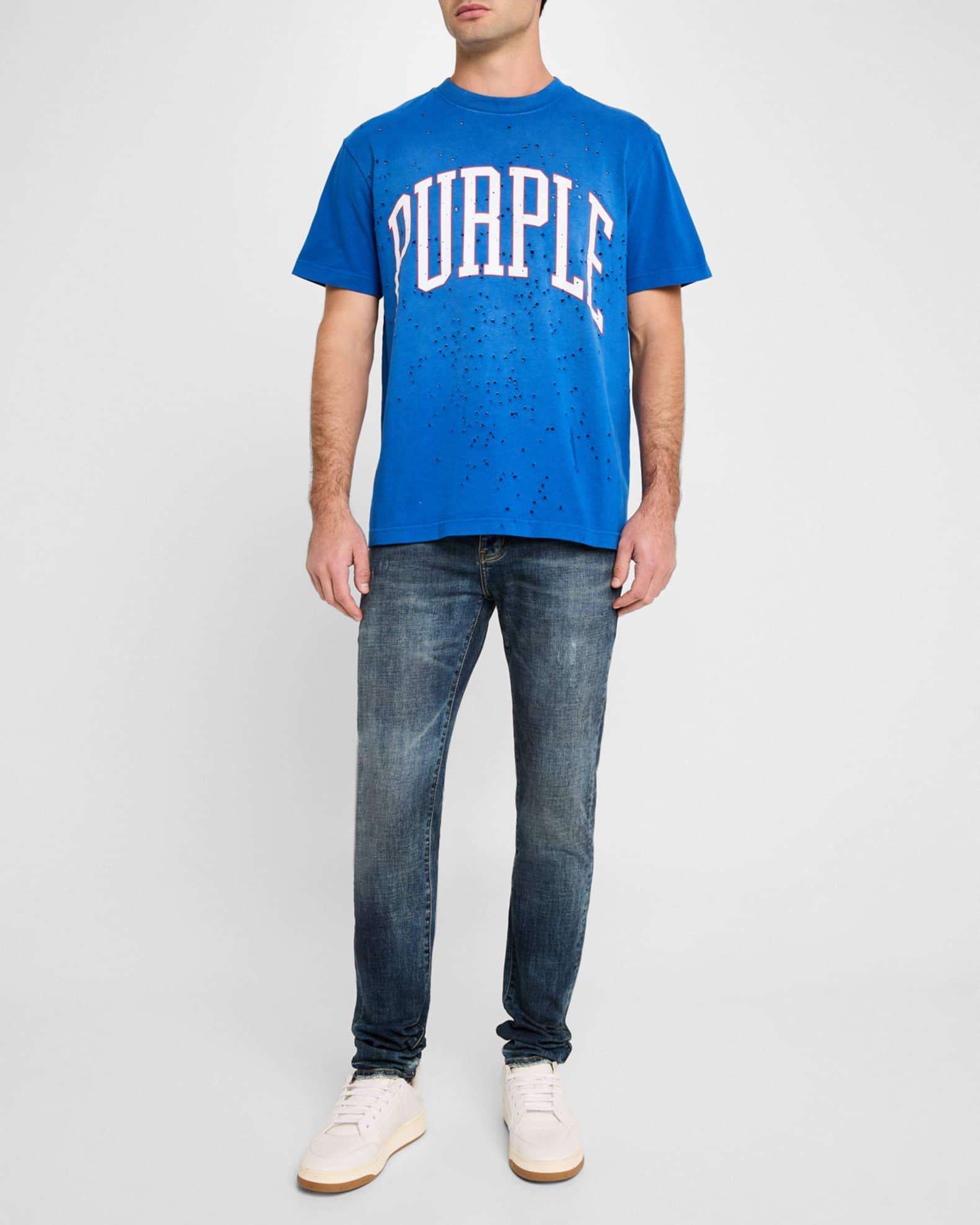 Mens Destroyed Collegiate T-Shirt Product Image