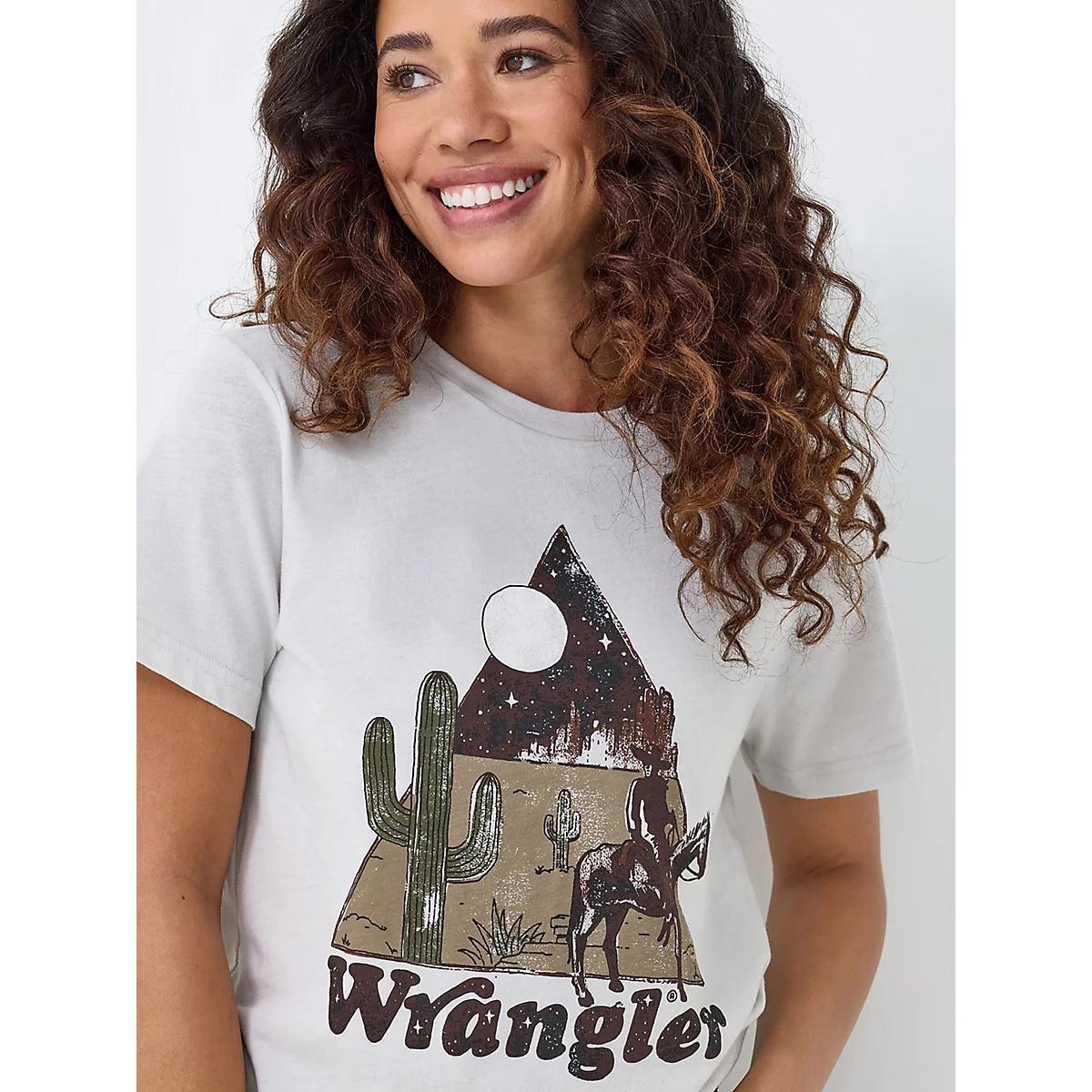 Women's Desert Adventure Graphic Tee in Lunar Rock Product Image