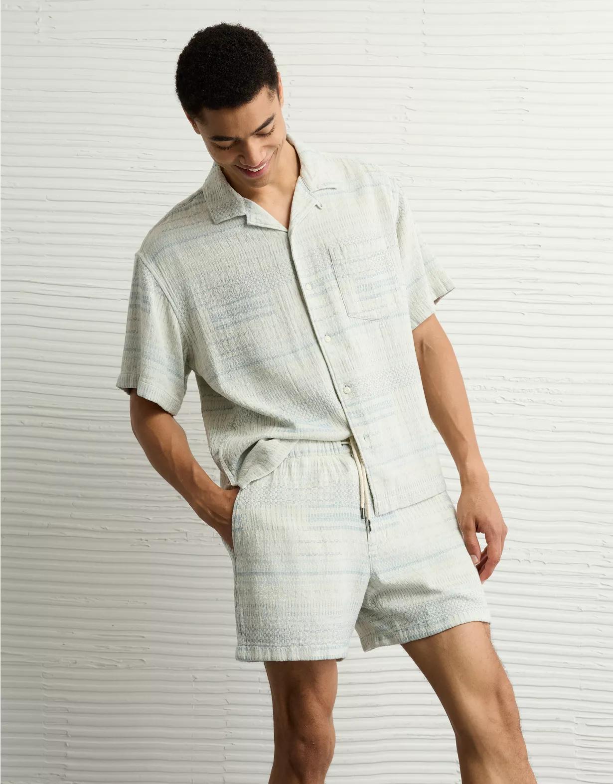 AE 5" Textured Striped Lived-In Trekker Short Product Image
