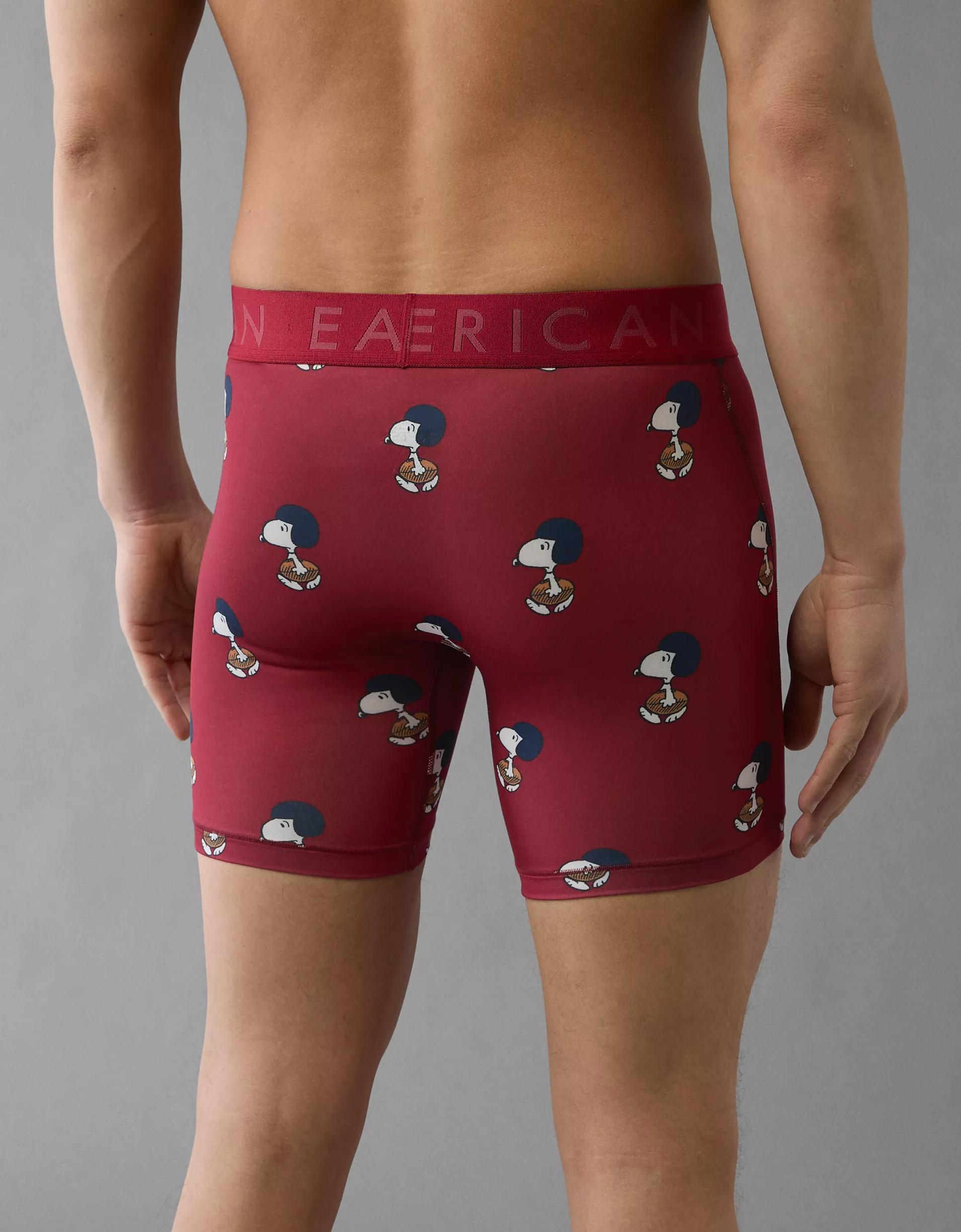 AEO Men's Snoopy Football 6" Flex Boxer Brief Product Image