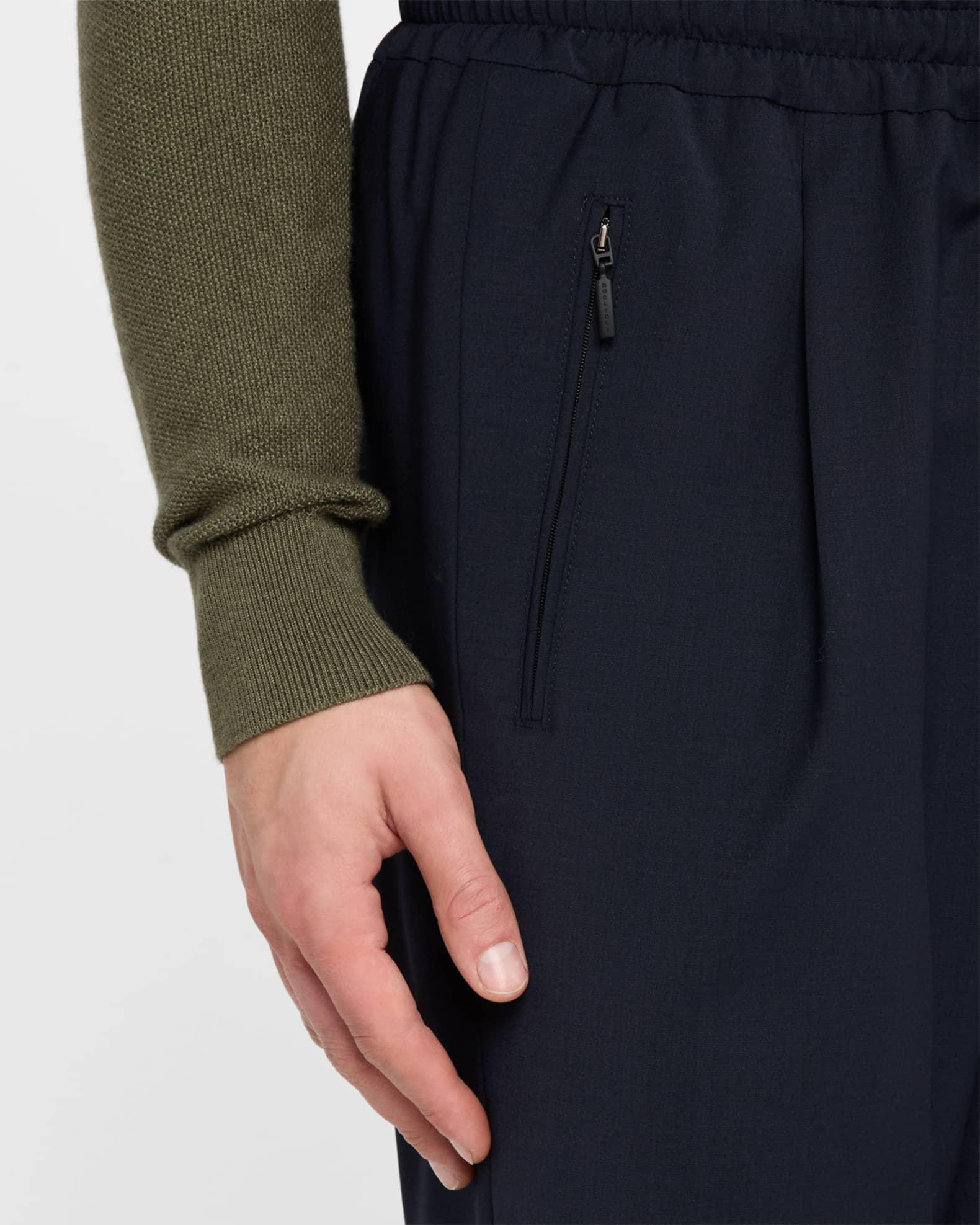 Men's Pleated Drawstring Pants Product Image