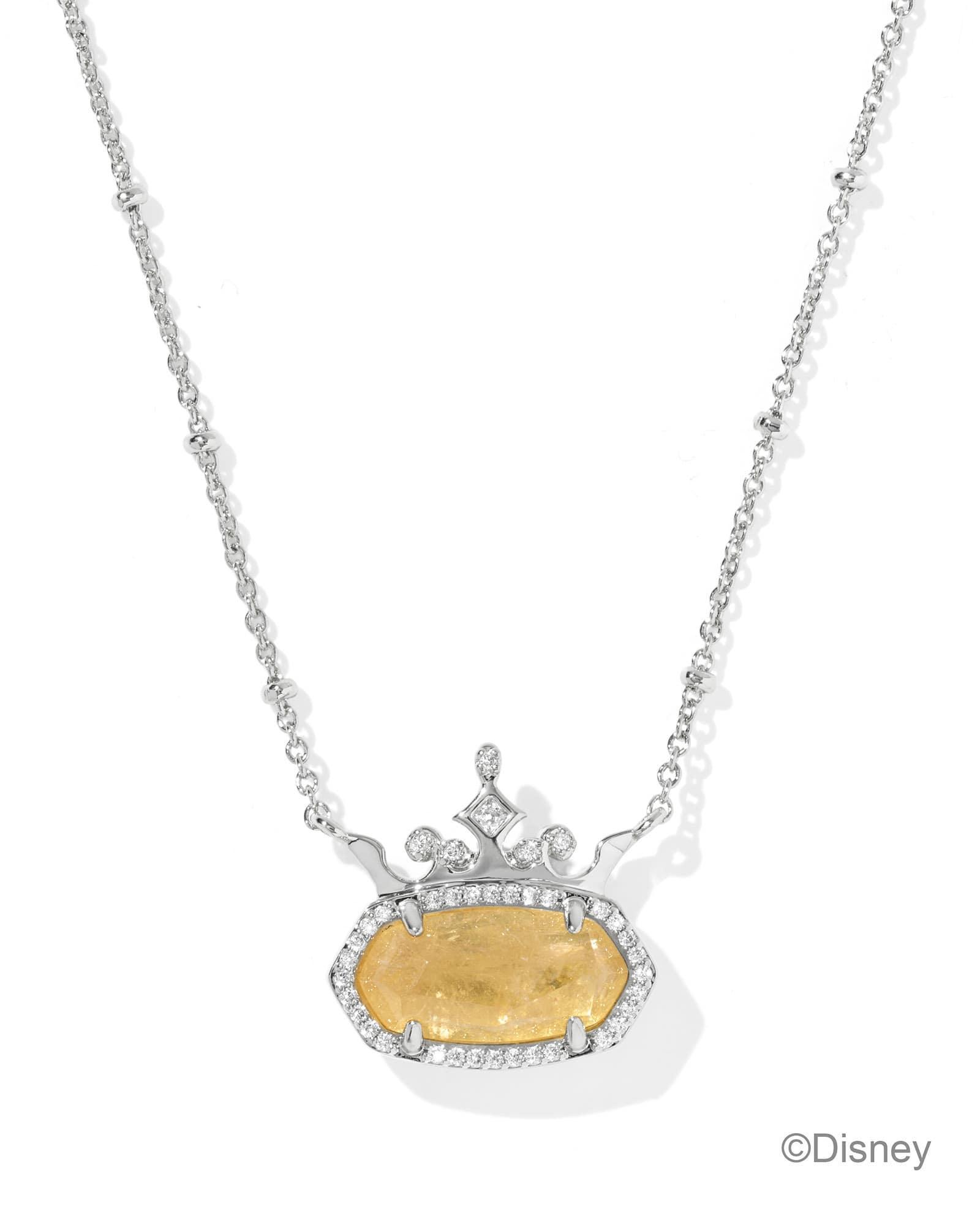 Disney | Kendra Scott Elisa Princess Gold Short Pendant Necklace Product Image