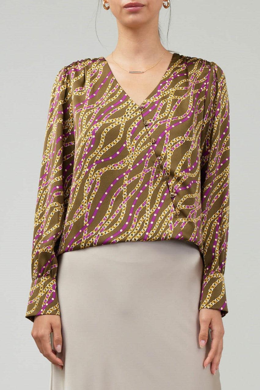 Chain Print Blouse Product Image