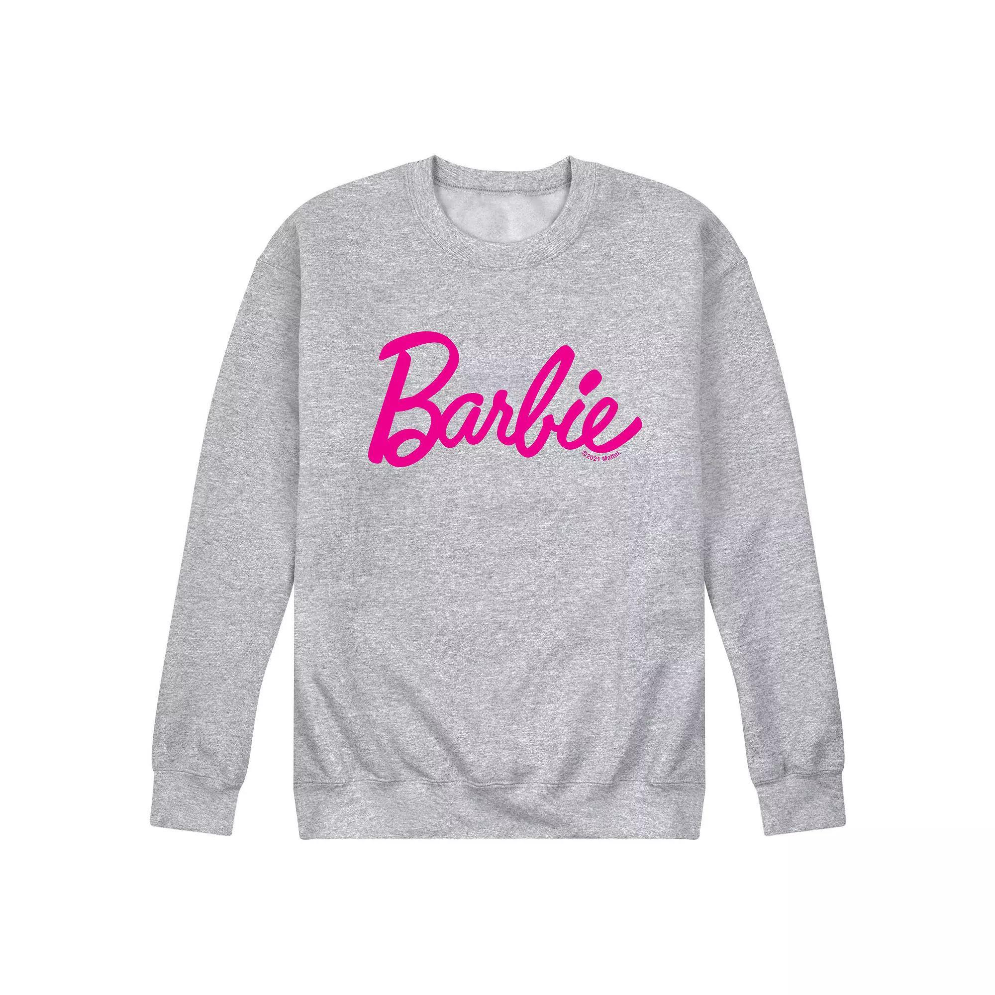 Mens Barbie Classic Logo Fleece Sweatshirt Product Image