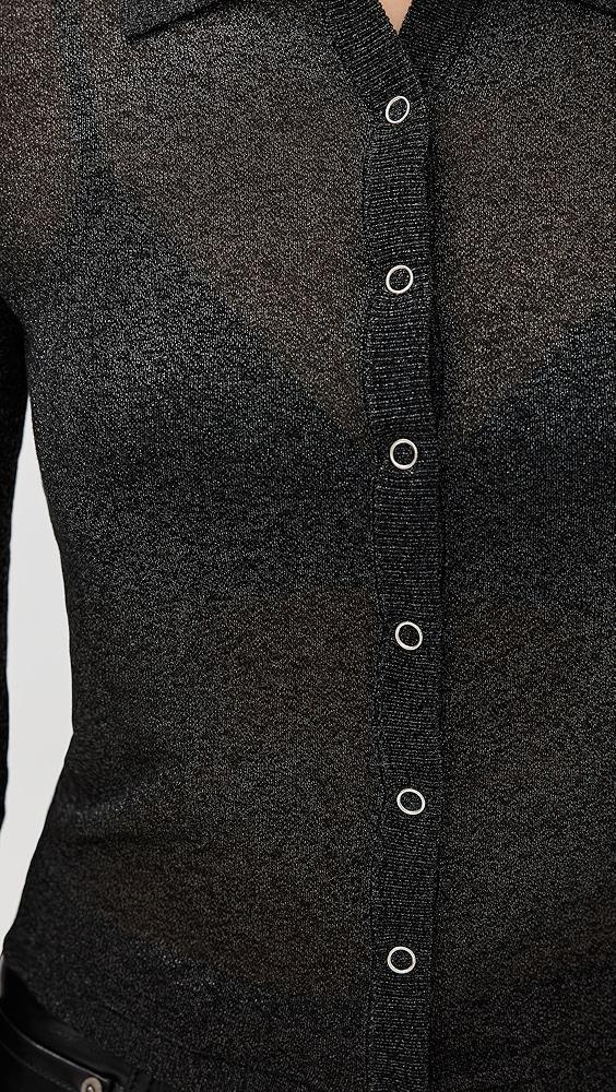 Rolla's Caroline Metallic Knit Cardi | Shopbop Product Image