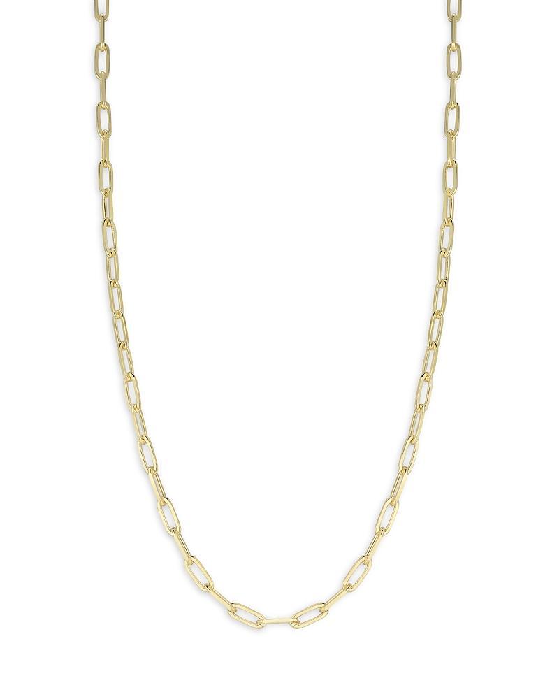 Milanesi And Co 18K Gold Plated Sterling Silver Paperclip Chain Necklace, 24 Product Image