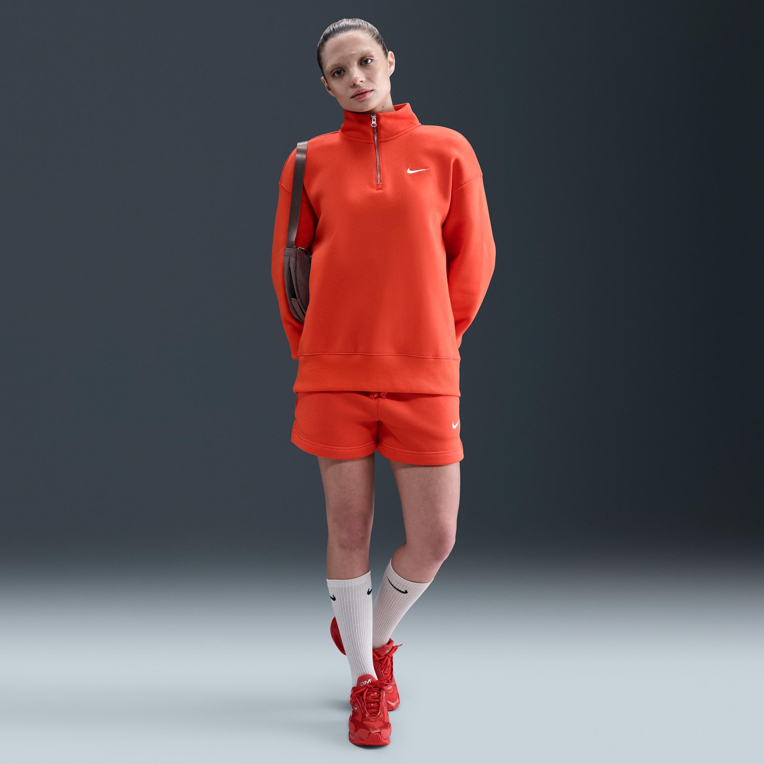 Women's Nike Sportswear Phoenix Fleece Oversized 1/4-Zip Long Sweatshirt Product Image