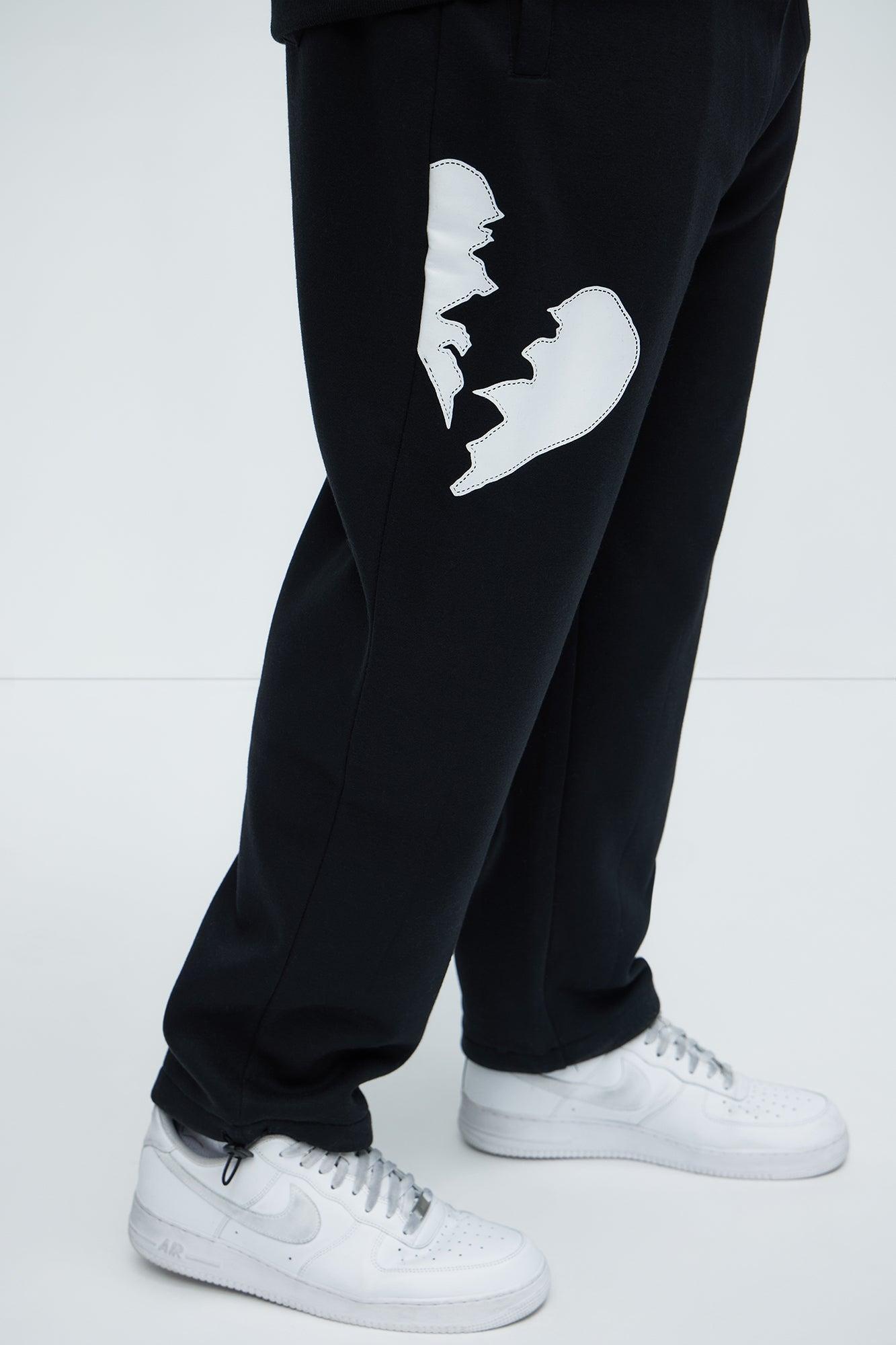 Heartless And Heartbroken Sweatpants - Black Product Image