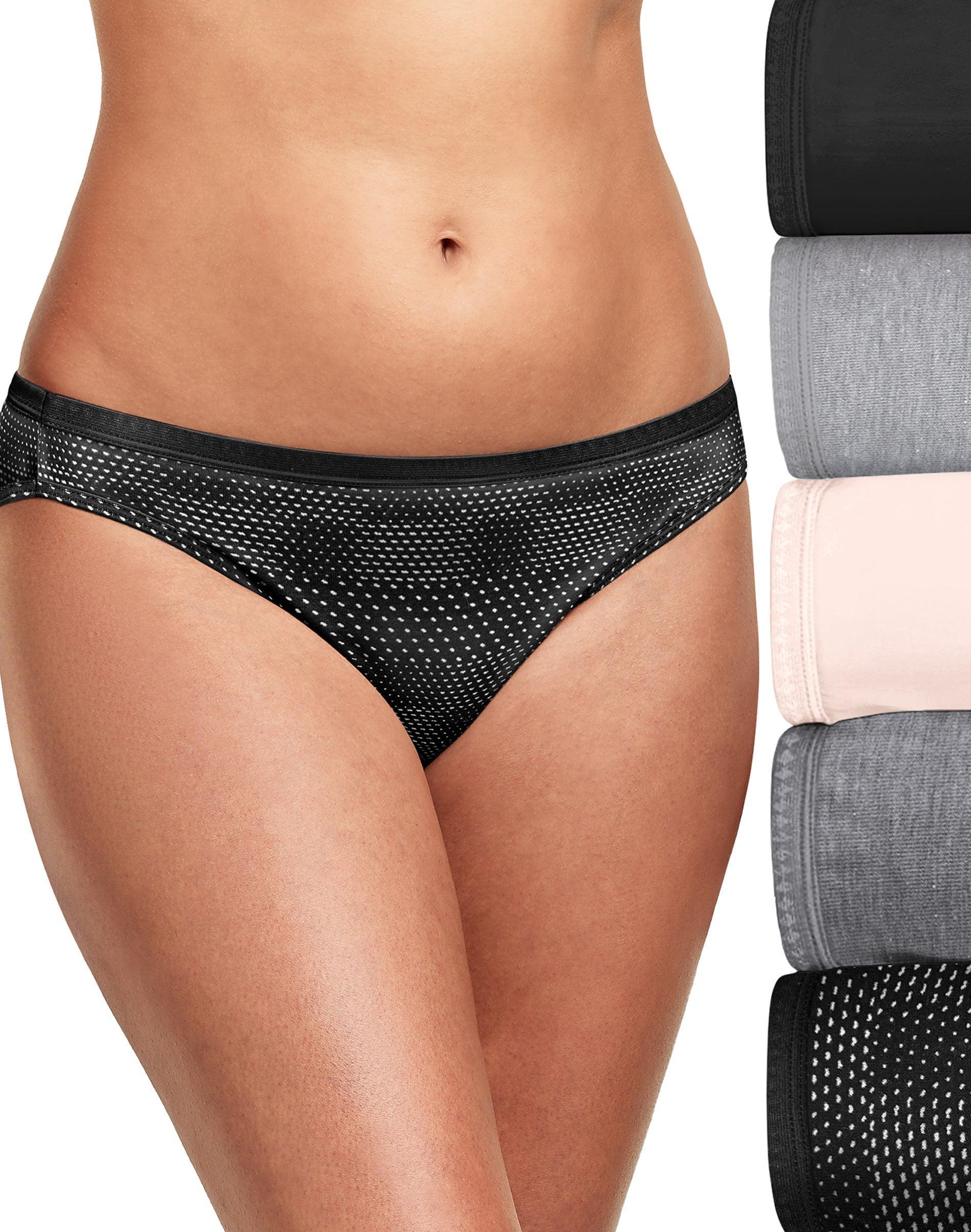 Hanes Ultimate Womens Breathable Cotton Bikini Underwear 6-Pack 42H6CC Product Image
