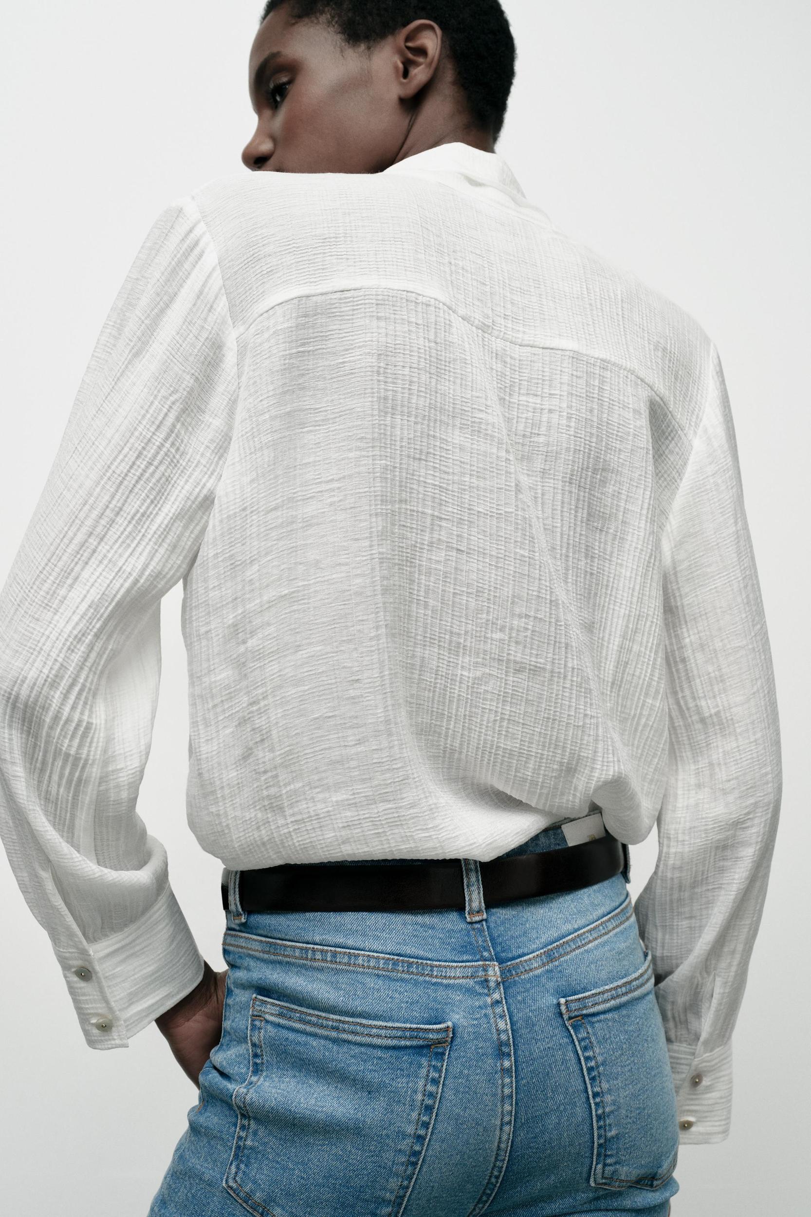 FLOWY BLOUSE WITH TIE Product Image