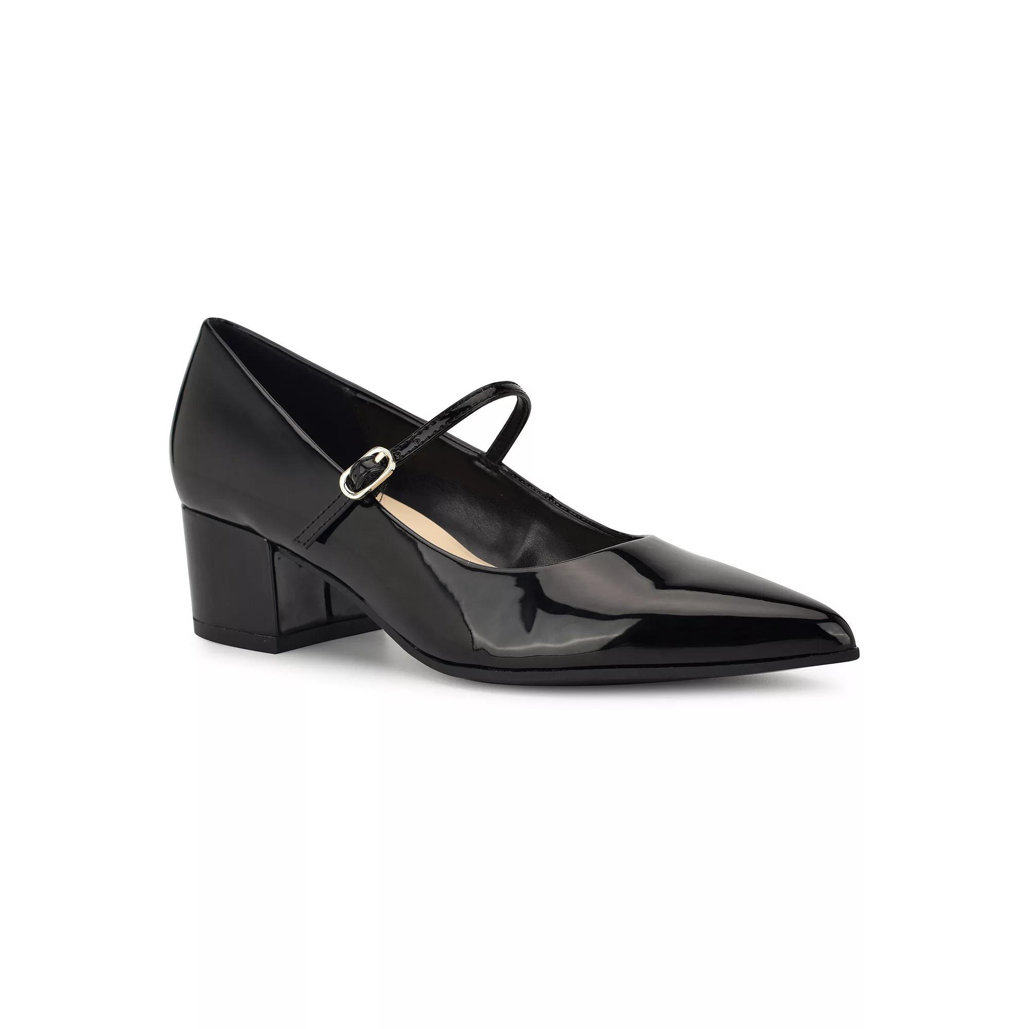 Nine West Pins Womens Block Heel Pointy Toe Dress Pumps Product Image