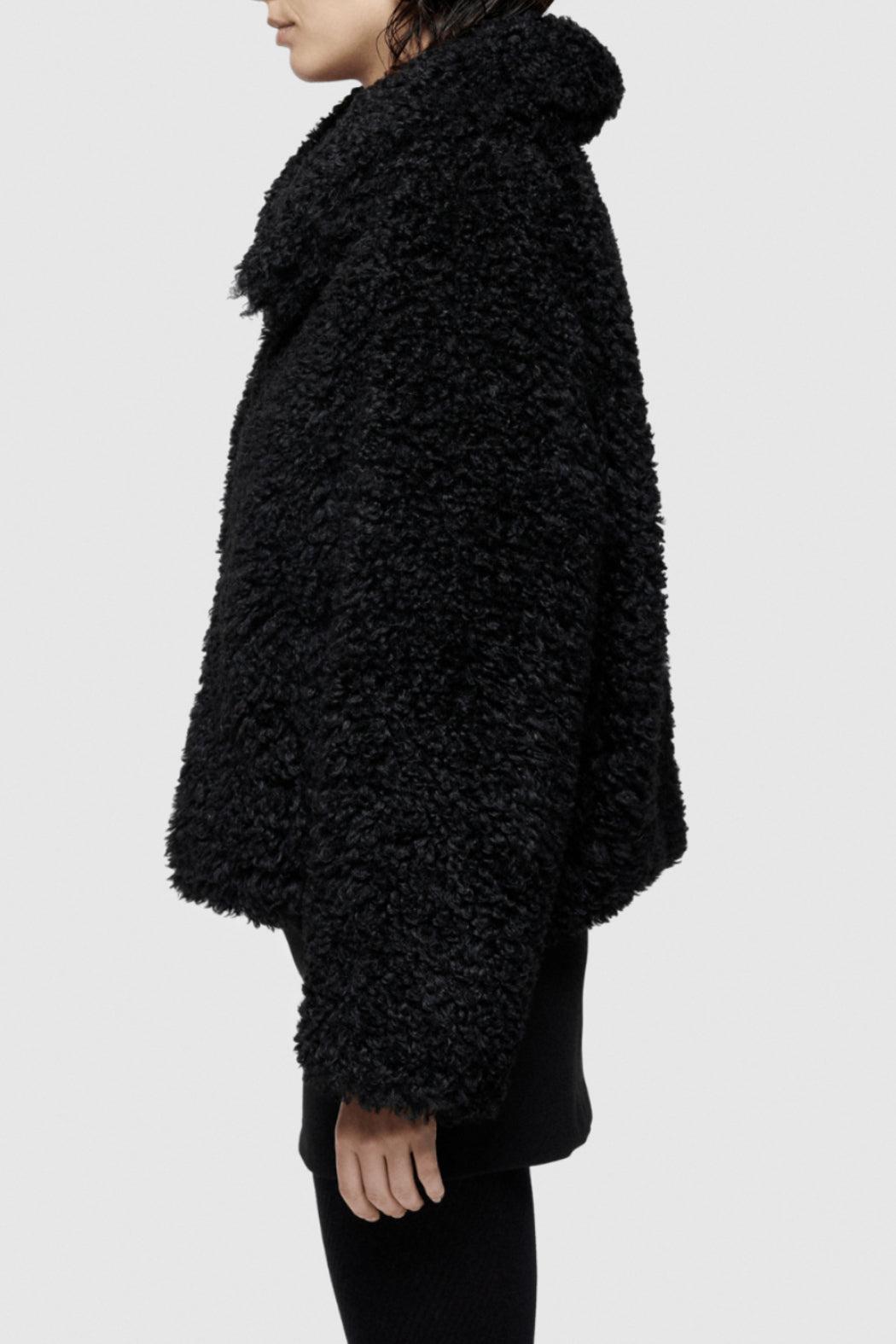 Faux-Fur Short Jacket Product Image