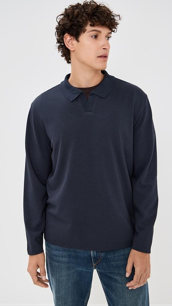 Vince Milano Long Sleeve Johnny Collar Sweater | Shopbop Product Image