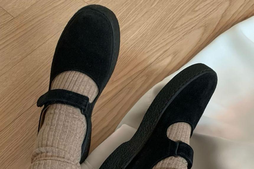 Plain Ribbed Socks Product Image