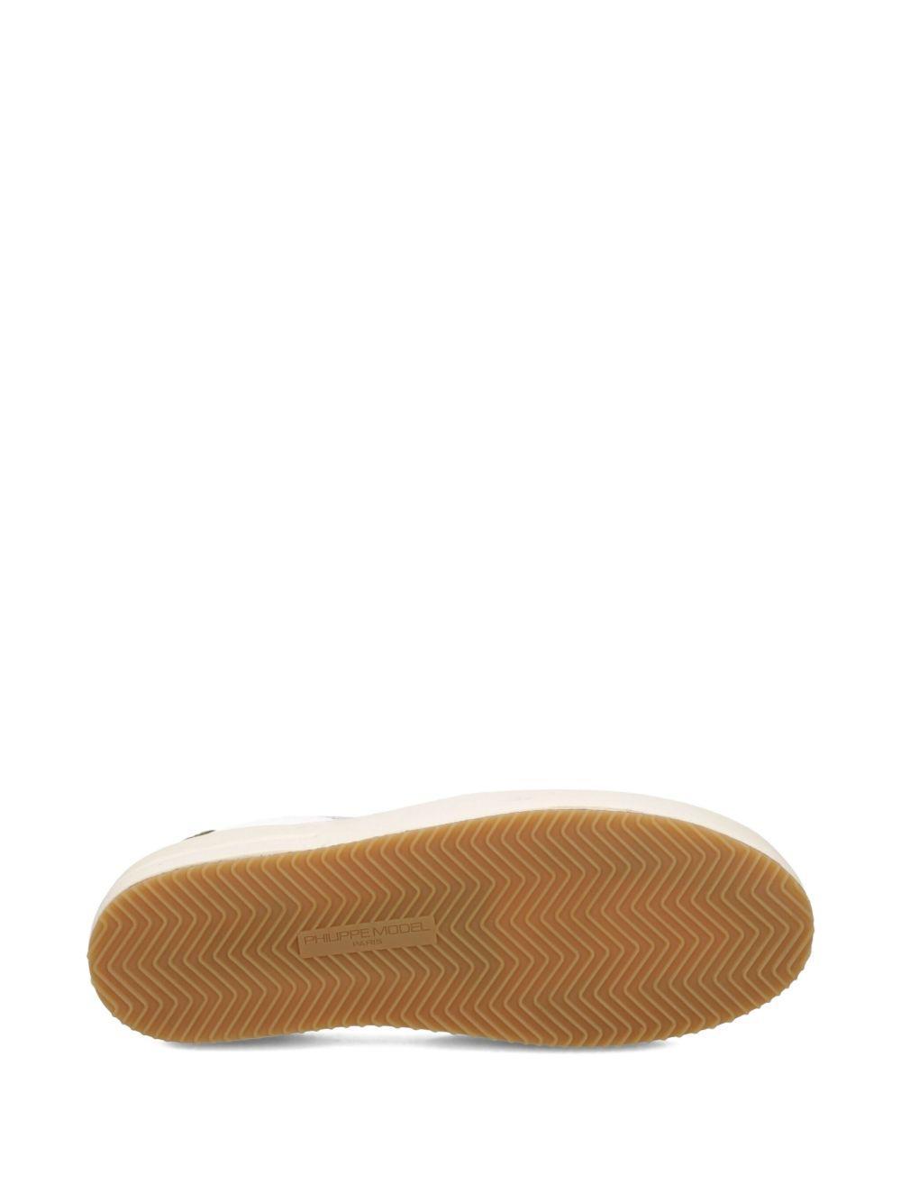 Nice leather-panelled sneakers Product Image