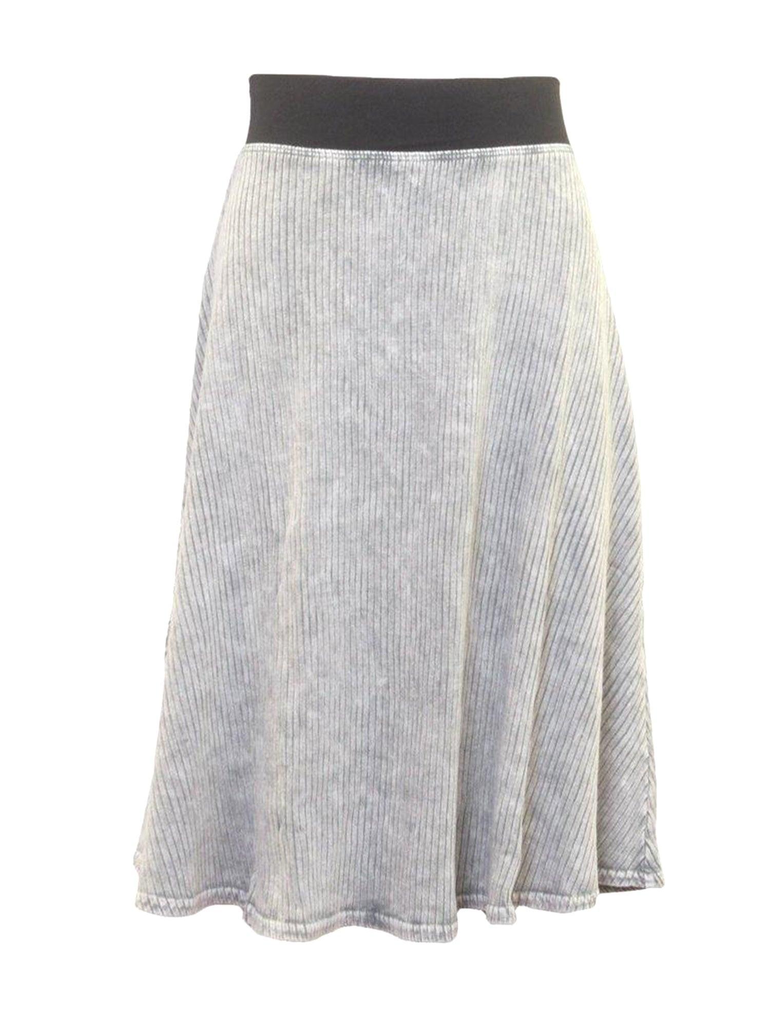 Hard Tail Wide Ribbed Skater Skirt CMR-04 Product Image