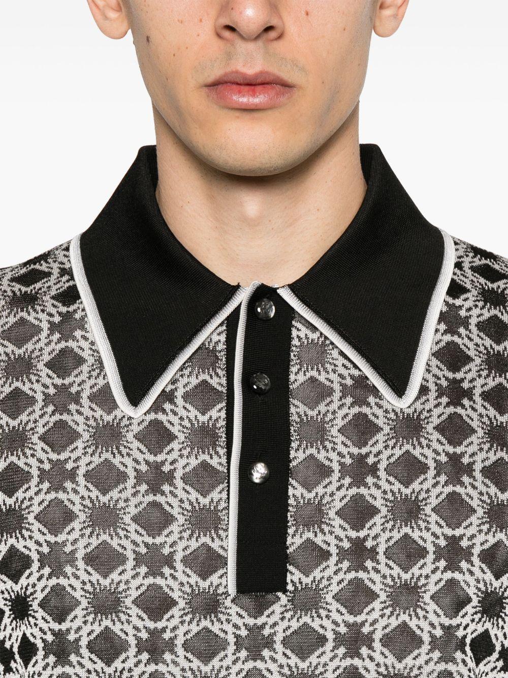 patterned polo shirt Product Image
