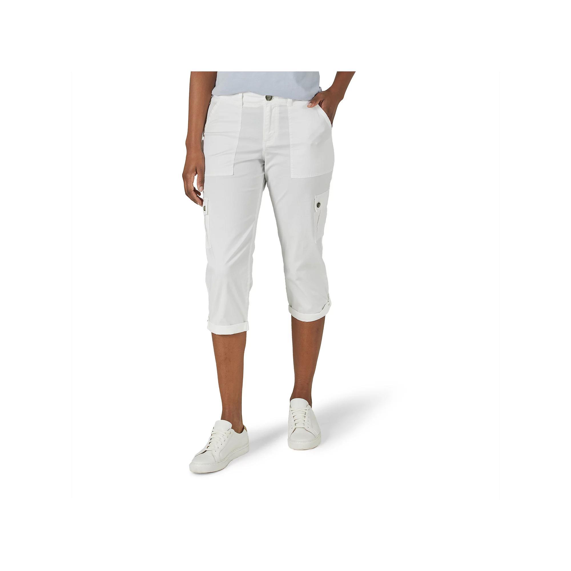 Women's Lee® Flex-To-Go Cargo Capri Pants, Size: 8, Pioner Beige Product Image
