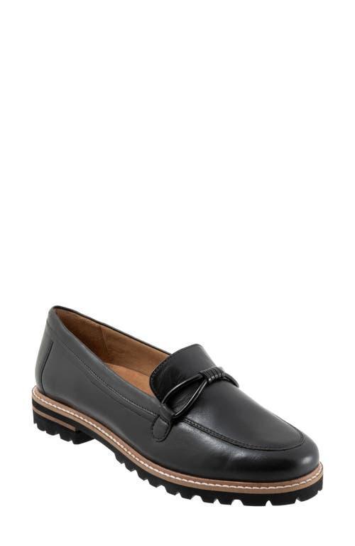 Trotters Fiora Leather Lug Sole Loafers Product Image