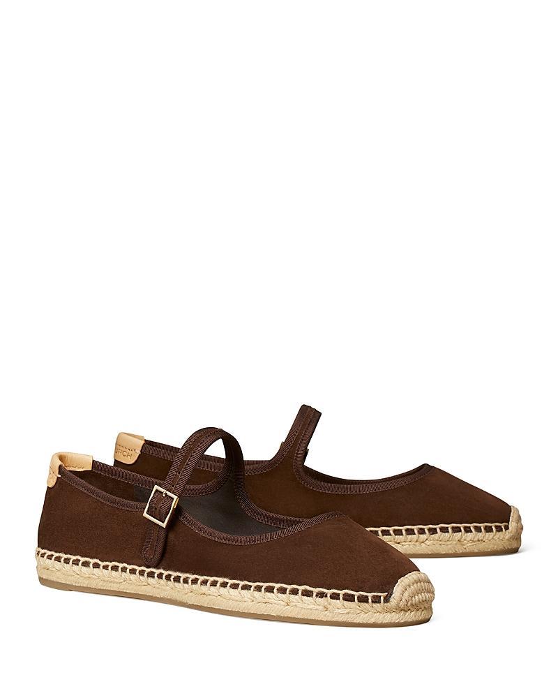 Womens Mary Jane Suede Espadrilles Product Image