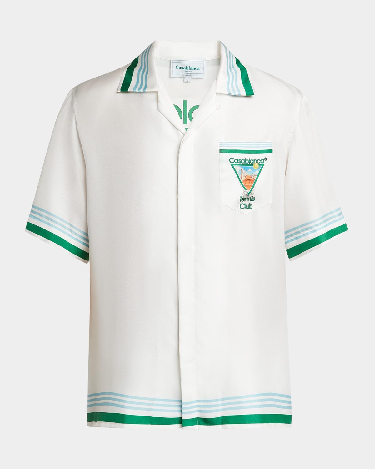Men's Metaphysical Tennis Icon Silk Camp Shirt Product Image