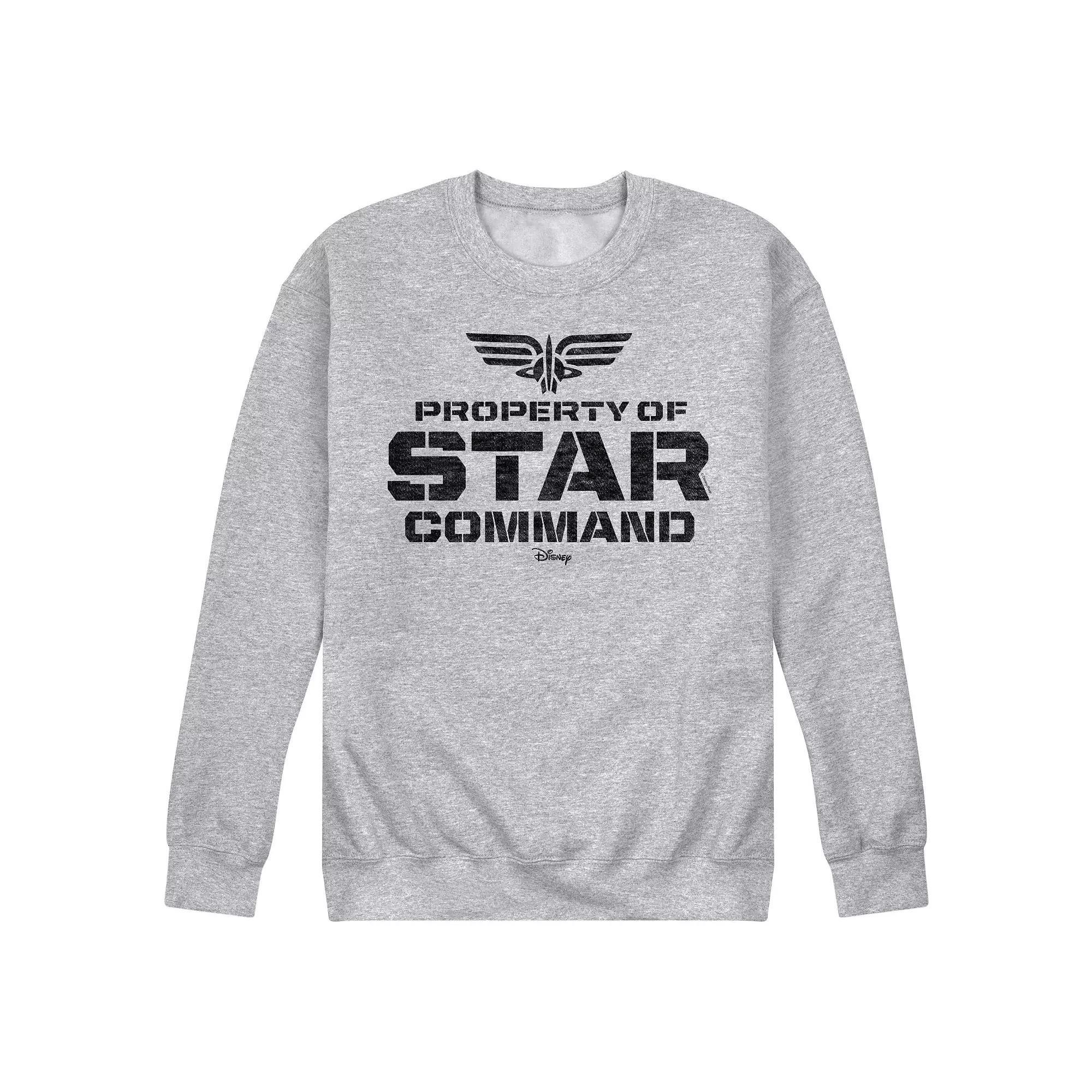 Disney / Pixars Lightyear Mens Star Command Fleece Sweatshirt Product Image