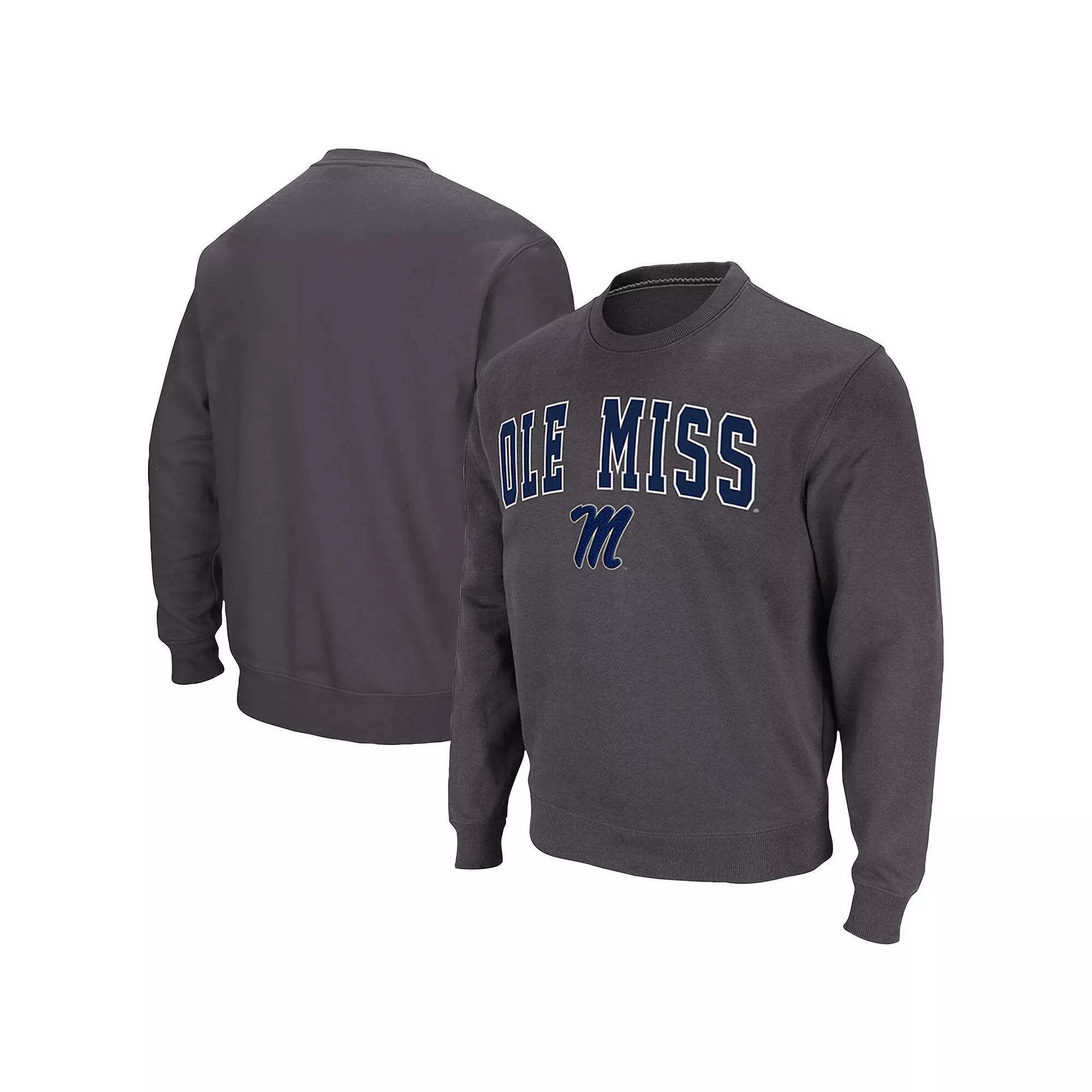 Men's Colosseum Black Western Kentucky Hilltoppers Arch Over Logo Pullover Sweatshirt, Size: Medium, Wkn Black Product Image