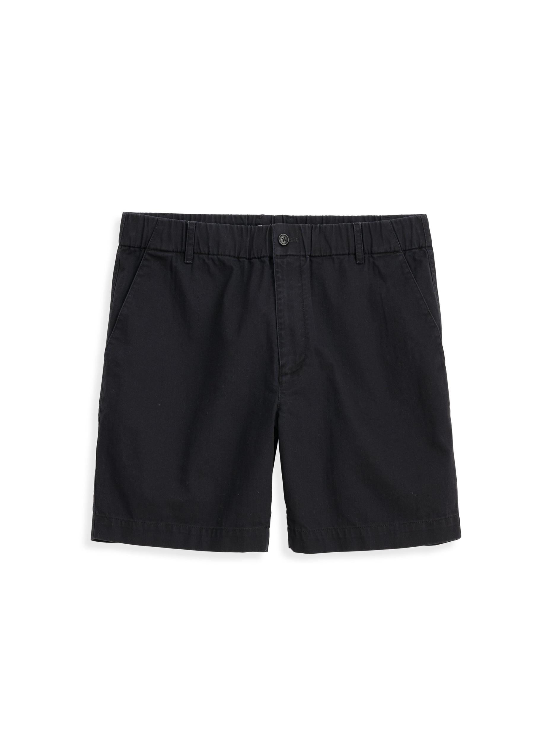 Pull On Short In Cotton Herringbone Product Image