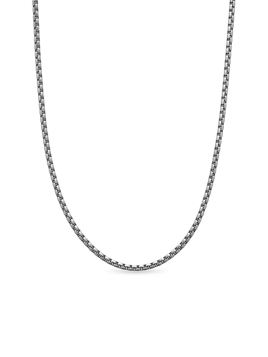 David Yurman Mens Small Box Chain Necklace 2.7mm, 20 Product Image
