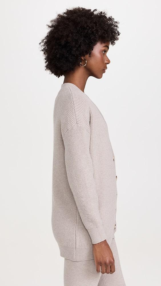 525 Evelyn Asymmetrical Luxe Oversized Cardigan | Shopbop Product Image
